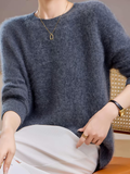 Hélène | Brushed Sweater with Round Neck