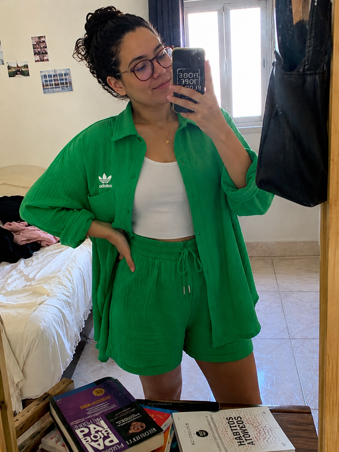 Santorini Crinkle Two-Piece Set