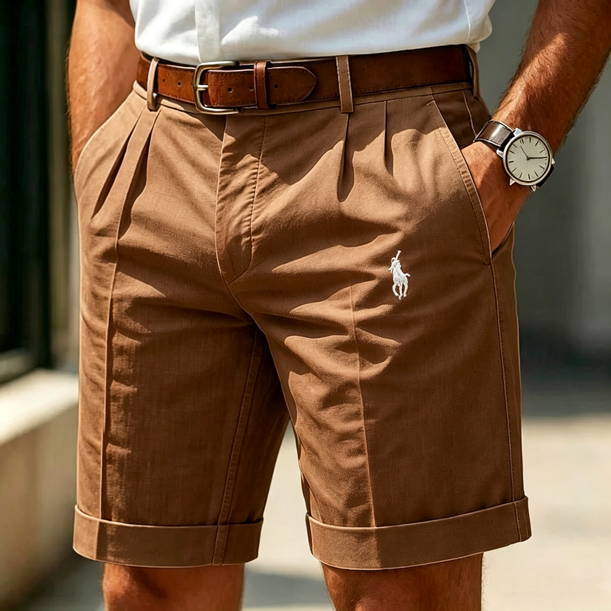 Everyday Pleat Casual Shorts