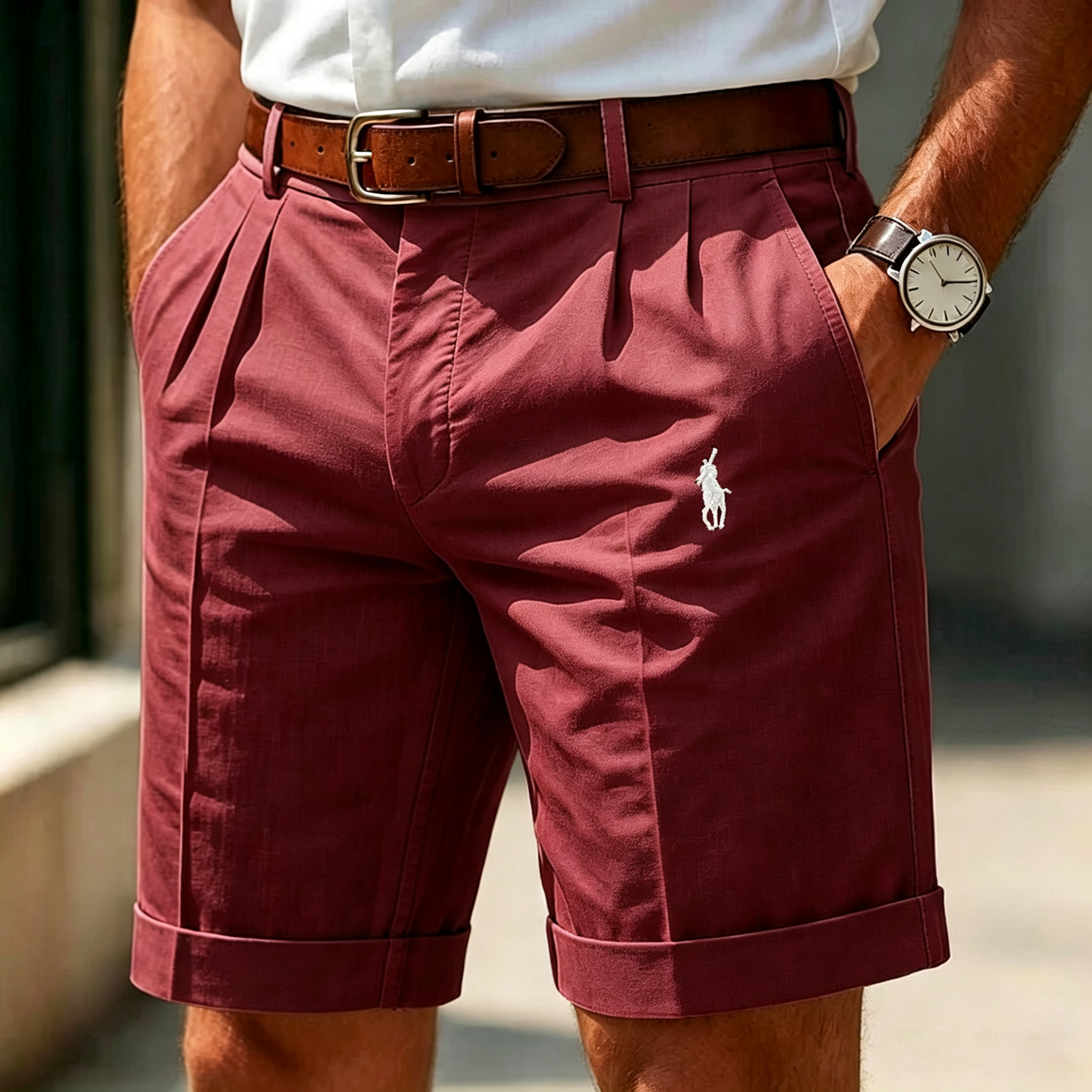 Everyday Pleat Casual Shorts