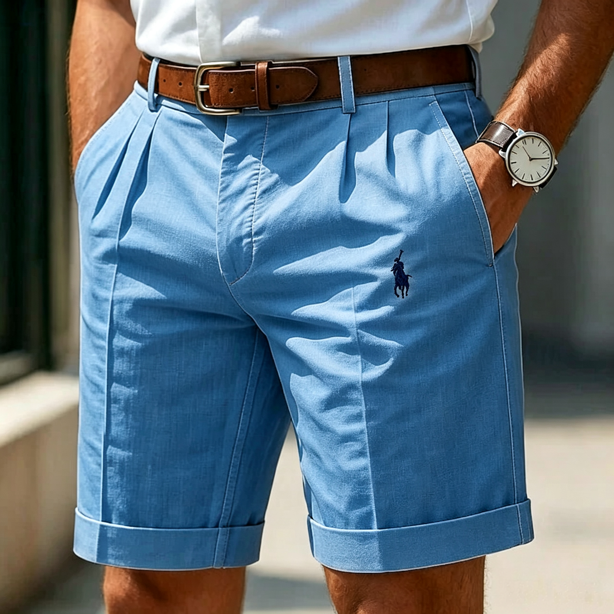Everyday Pleat Casual Shorts