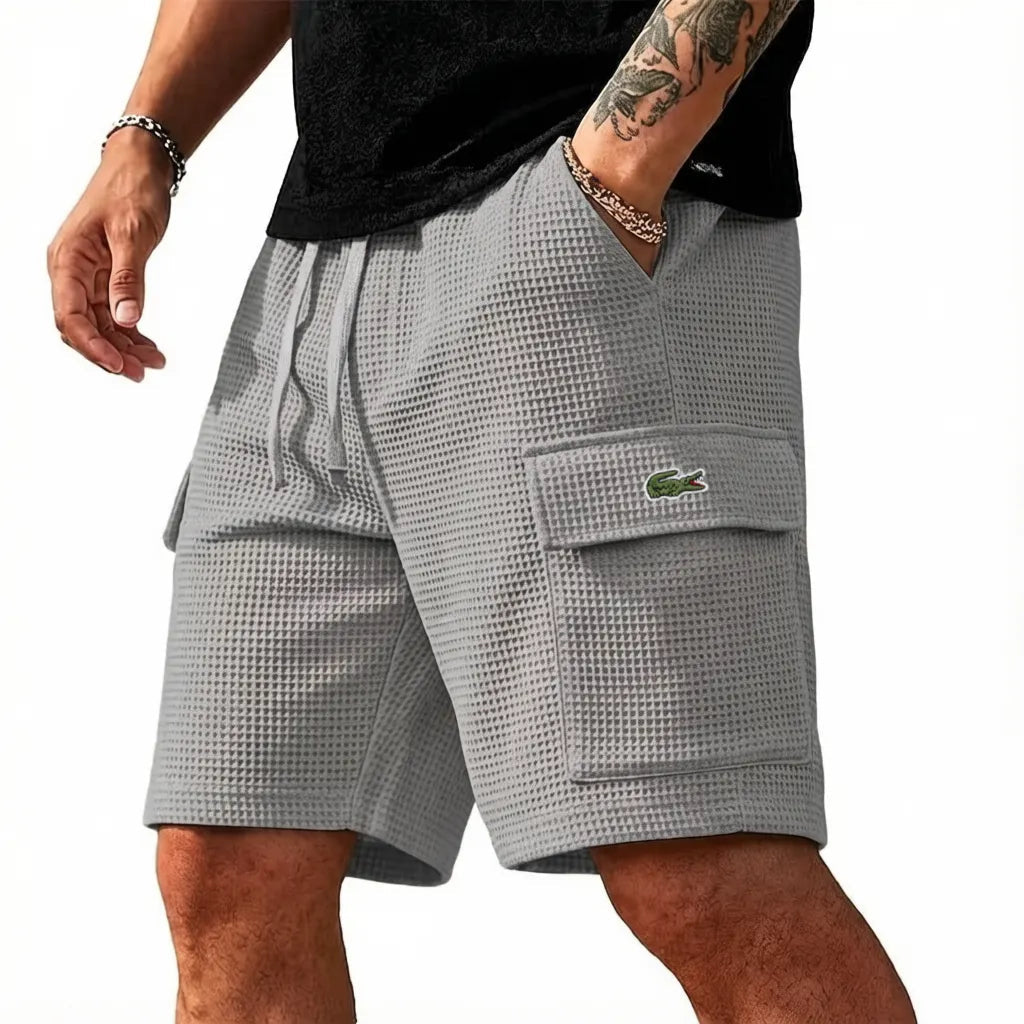 Retro Waffle Summer Shorts