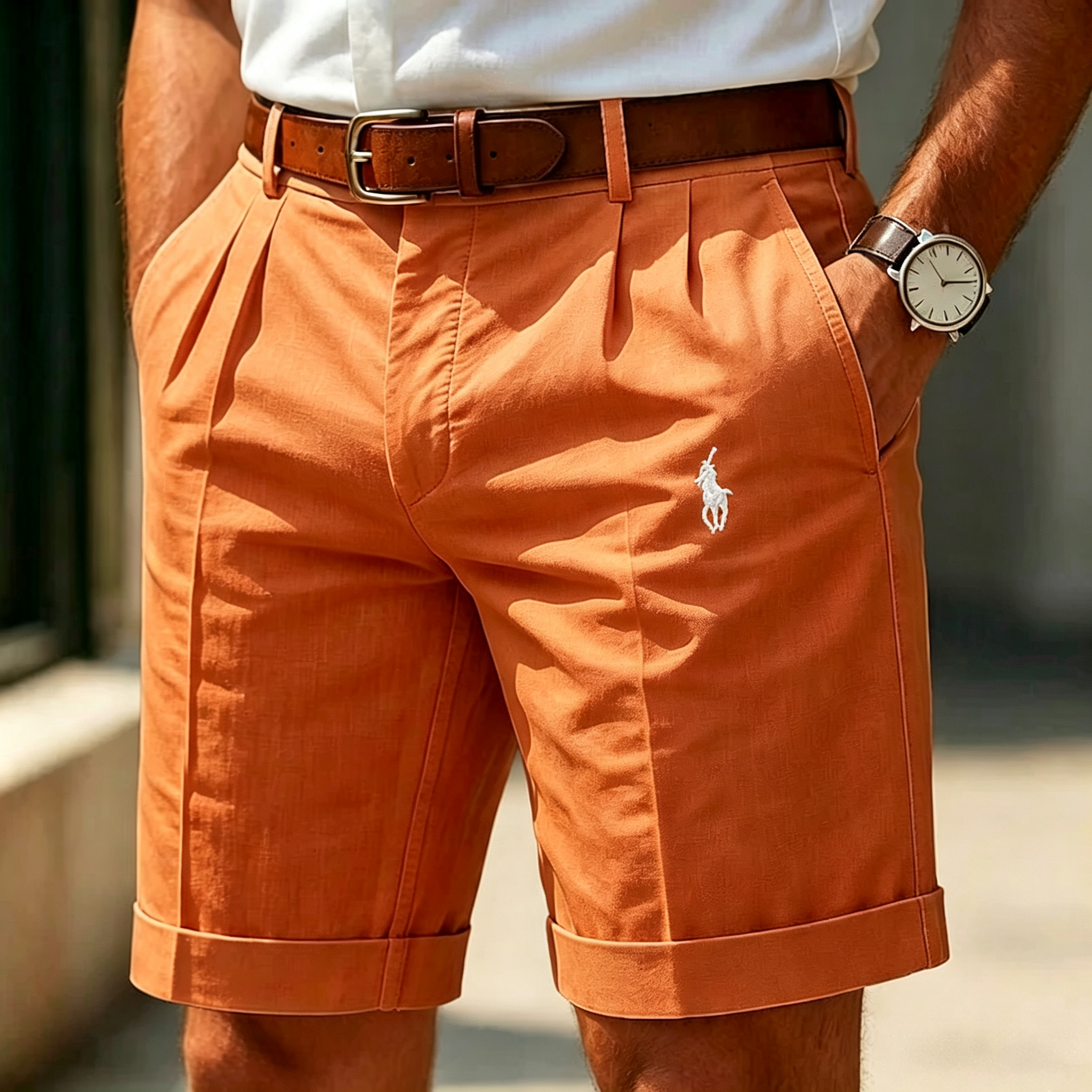 Everyday Pleat Casual Shorts