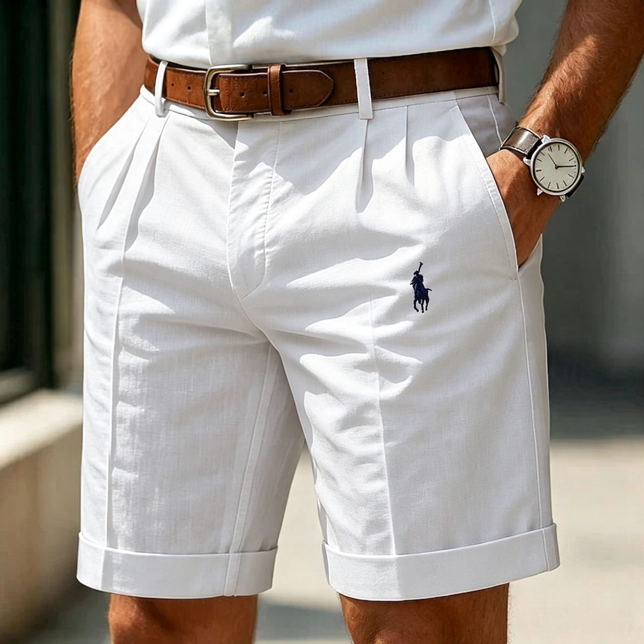 Everyday Pleat Casual Shorts