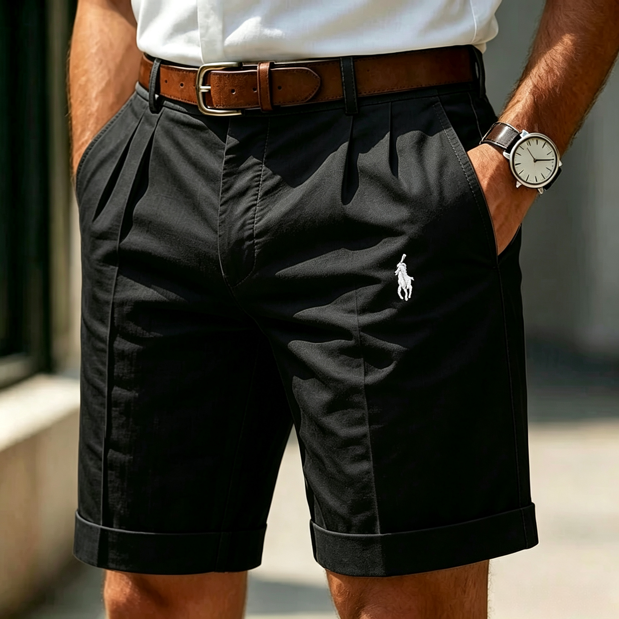 Everyday Pleat Casual Shorts