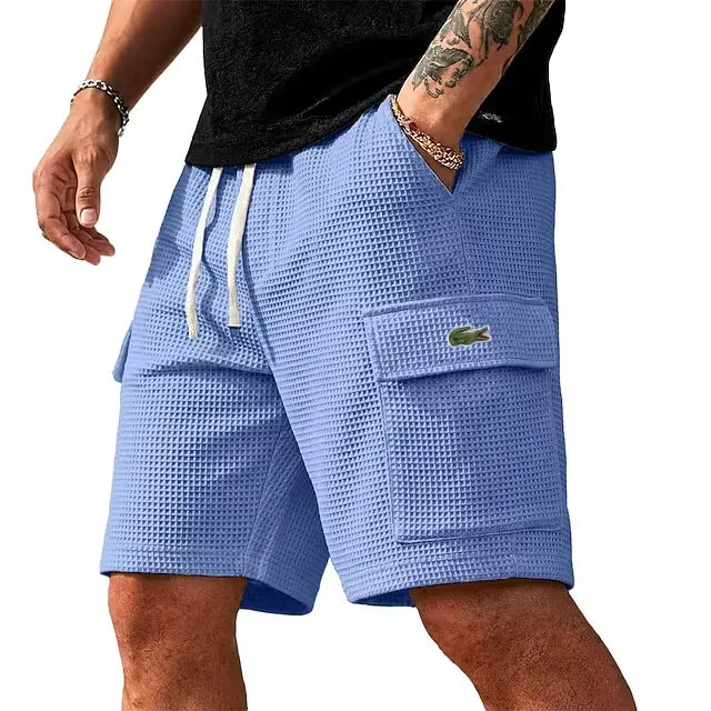Retro Waffle Summer Shorts