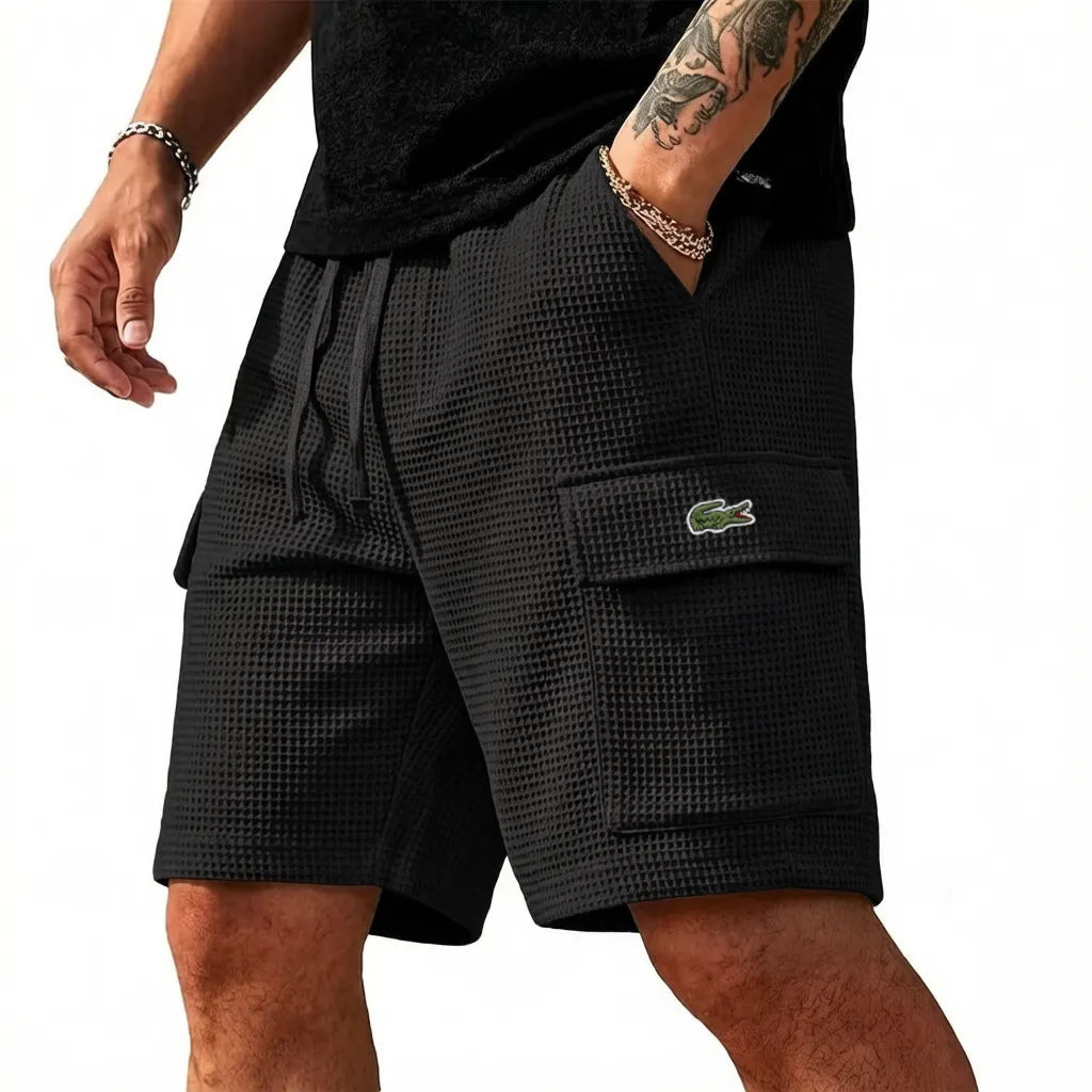 Retro Waffle Summer Shorts